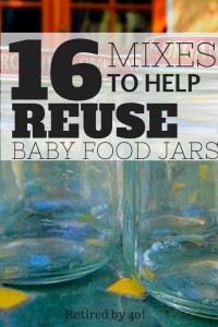 reuse baby food jars