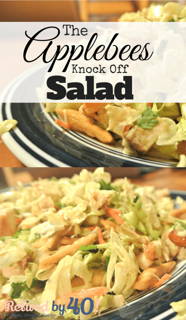 This Applebees Knock Off Salad will knock your socks off with its tangy, zesty, filling flavor!