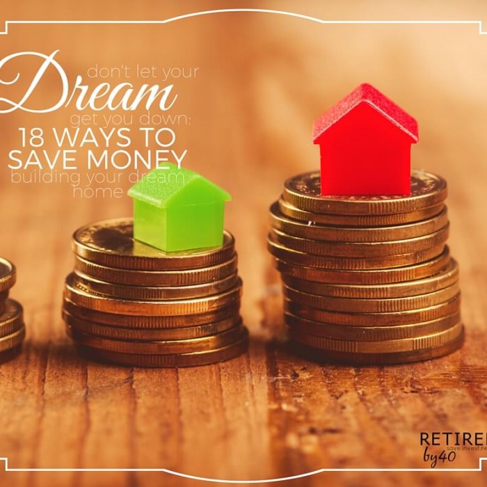 Don’t Let Your Dream Get Your Down: 18 Ways To Save Money Building Your Dream Home