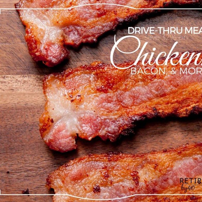 Drive-Thru Meat:  Save 32% {Or More} On Chicken Breasts, Bacon, and More