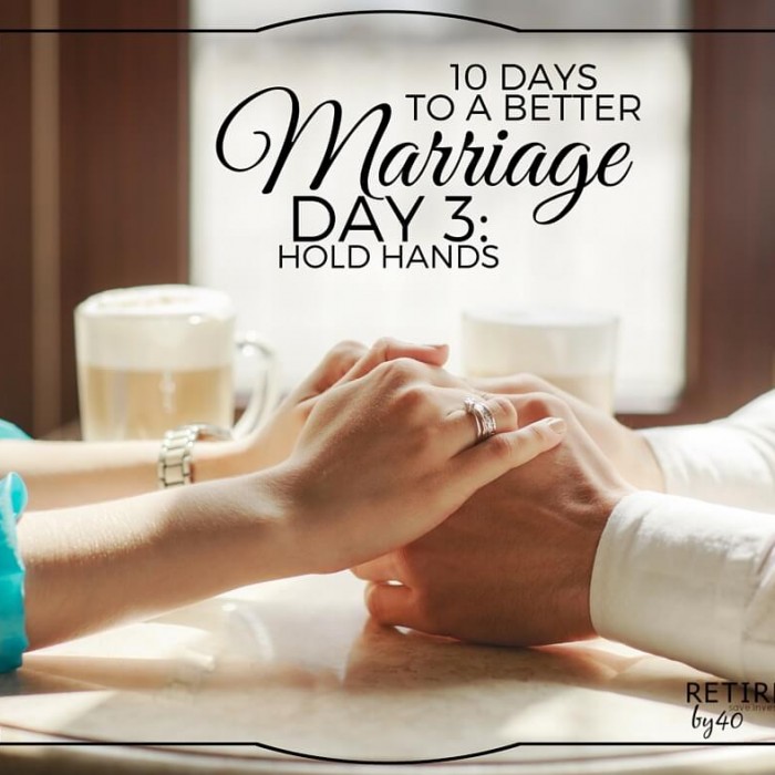 10 Days To A Better Marriage: Hold Hands