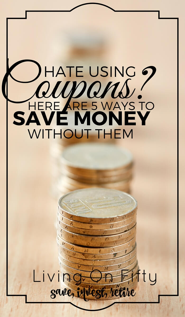 Hate clipping coupons? Me too. Here are the 5 best ways to save money buying groceries without redeeming a single coupon. Trust me, these are awesome!