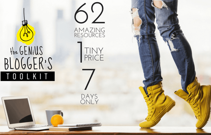 62 Blogging Resources, 17 Bonuses, 98% Off.  The Genius Blogger’s Bundle