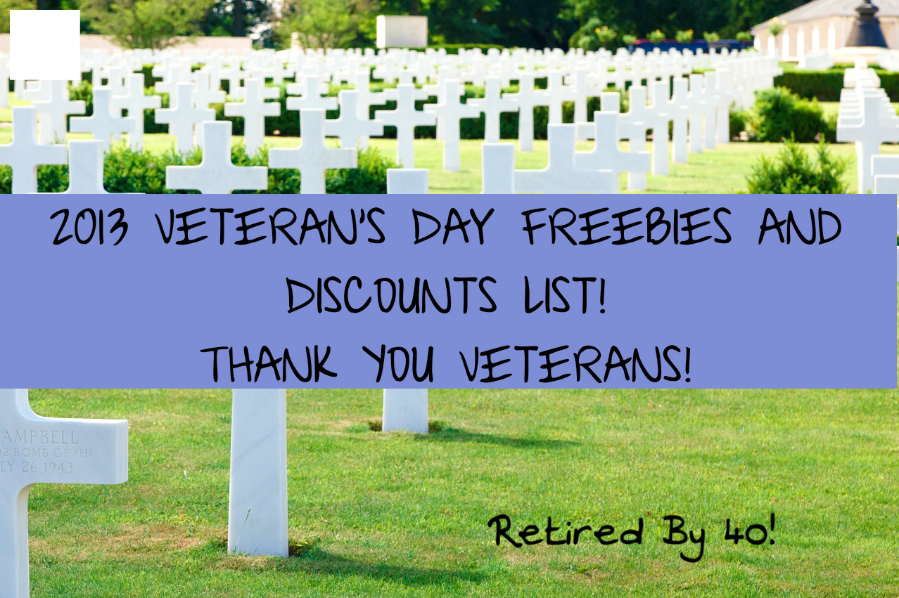 Veteran’s Day Freebies 2013!