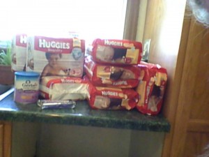 $93 of DIAPERS and formula for $37.  Savings Rate = 63%