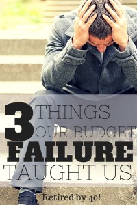 things our budget failure taught us