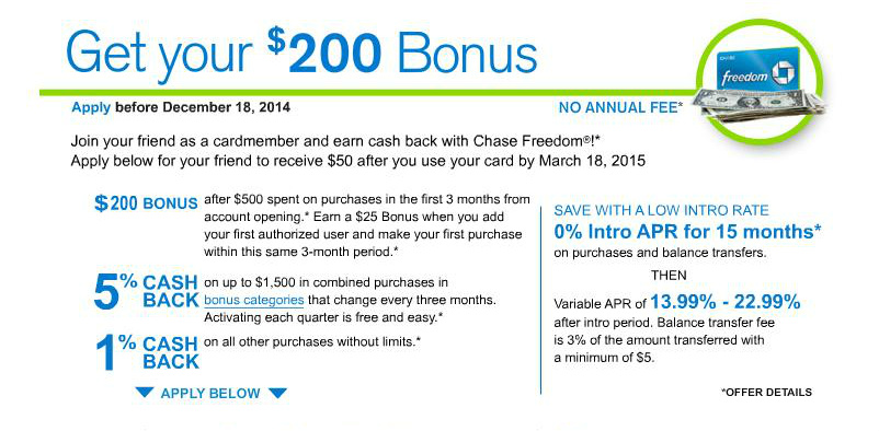 Get  $200 Bonus From Chase + 5% Cash Back for a Limited Time!