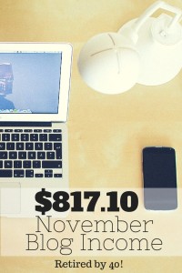 I made $817.10 in blogging income in November - a number I'm super happy with! Get the low down on how I earned it, what my page views were, and my goals for December! 