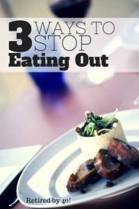 Eating out is so expensive! Learn how to lower food costs with these 3 ways to stop eating out!