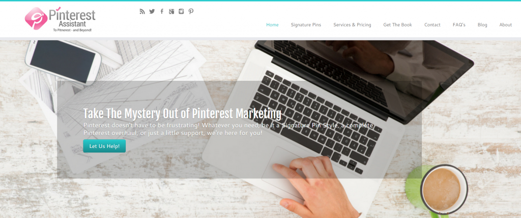 The Pinterest Assistant - Affordable Pinterest Marketing services for your blog, brand, or business! To keep you off of social media and focused on your business!