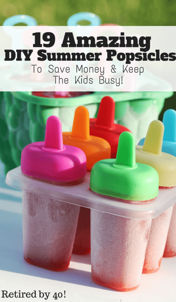 Summer is here, and that means it's time to DIY some summer popsicles to keep the kids busy and save money!