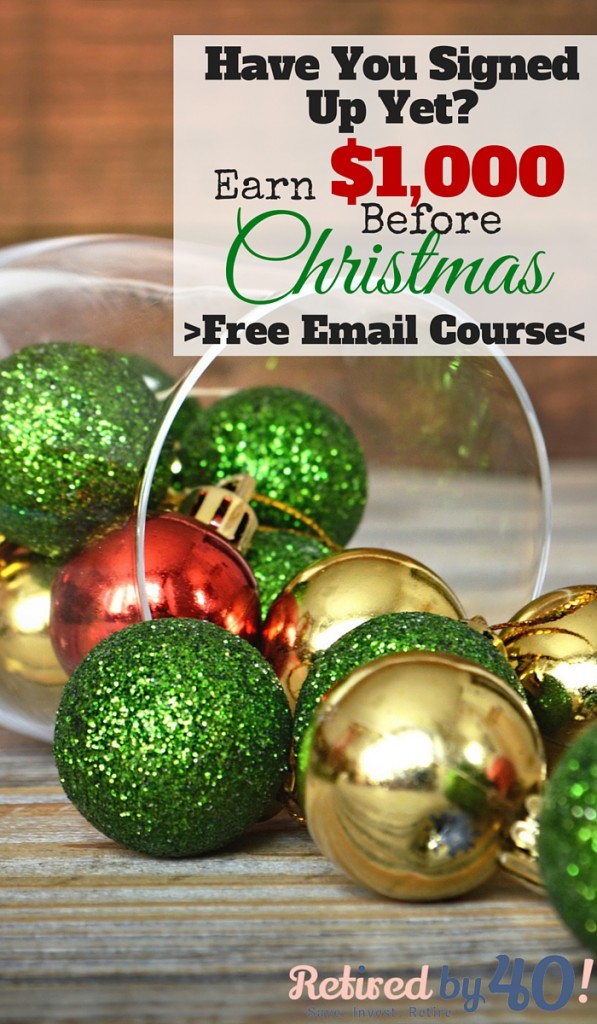 If your budget isn't quite ready for Christmas - admittedly, like me! - then fear not, because I'm bringing you a completely FREE email course jam-packed with ways to save and make extra money before Christmas, so you don't have to stretch your budget or get into credit card debt just because of the holidays.