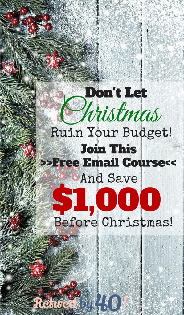 If your budget isn't quite ready for Christmas - admittedly, like me! - then fear not, because I'm bringing you a completely FREE email course jam-packed with ways to save and make extra money before Christmas, so you don't have to stretch your budget or get into credit card debt just because of the holidays.