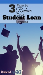 Paying down student loan debt to reduce your student loan payment isn’t an easy task. If you are a recent graduate or have low income, keeping up with monthly student loan payments might be overwhelming. If you find yourself struggling to save and budget around your student loan payments you are not alone. Luckily, there are a few options you can consider to reduce your monthly student loan payment.