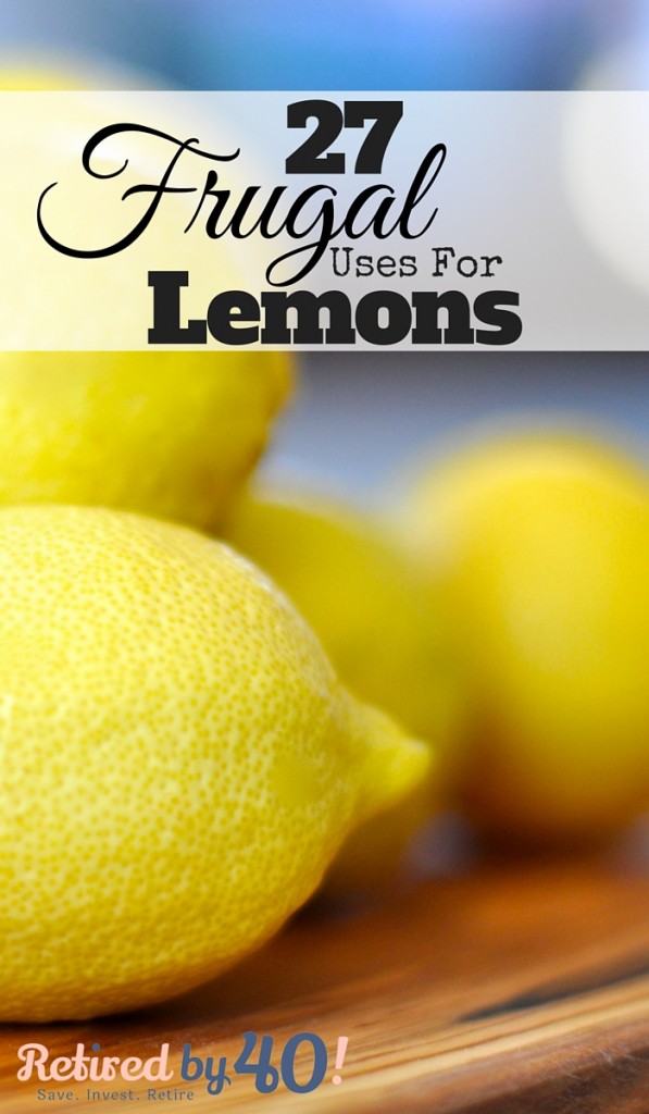 I've gathered 27 uses for lemon to get you started reducing the cost of chemicals or eliminating them completely from your home!