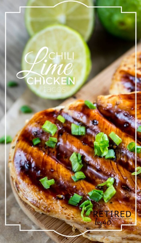 These Chili Lime Chicken Tacos are like a {healthy} taste of summer during these cold winter months! Can be made in the THM S or E!