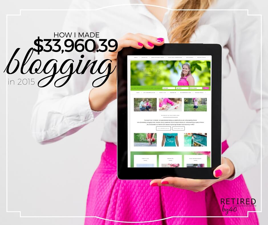 Anyone can make money blogging. In 2015, I made more than $33,000 from blogging part-time. Here's how I did it.