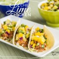 These Chili Lime Chicken Tacos are like a {healthy} taste of summer during these cold winter months! Can be made in the THM S or E!