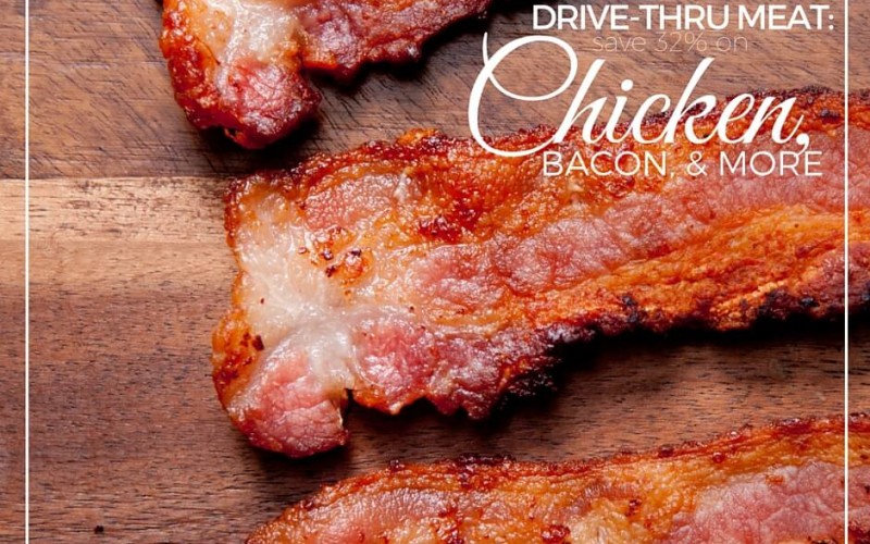 Drive-Thru Meat:  Save 32% {Or More} On Chicken Breasts, Bacon, and More