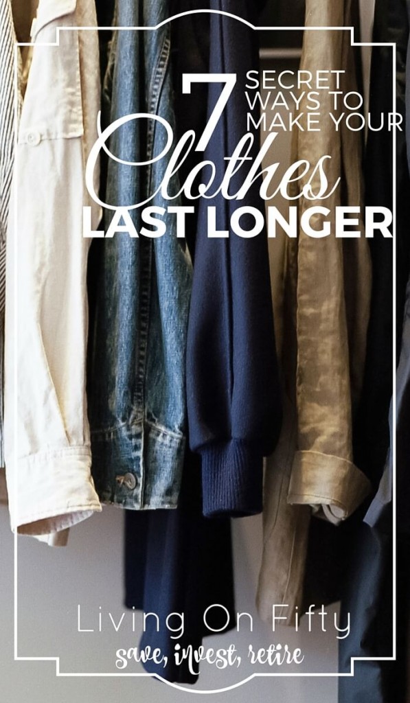 Do you drop some serious coin on your wardrobe? Make your clothes last longer with these 7 secret tricks so you can wear your favorite pieces longer and happier.