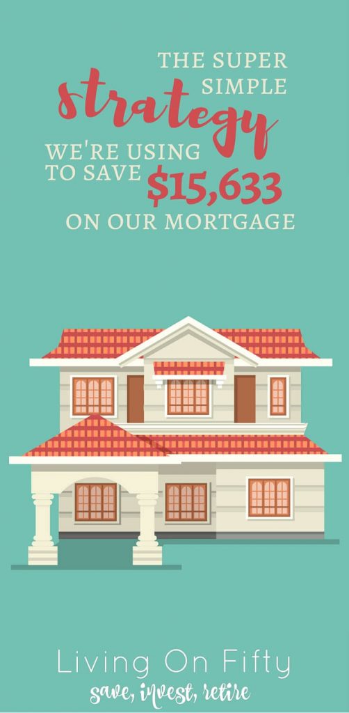 Our super simple strategy that we're using - paying off mortgage early, saving $16,000, and shaving 13 years off our payments!