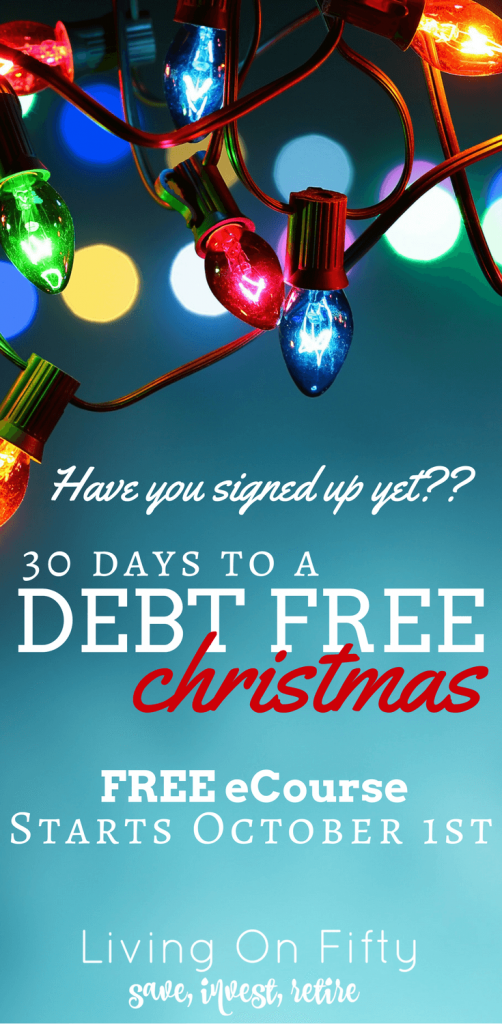 It's not too early to start thinking about Christmas! Sign up today for the FREE 30 Days To A Debt Free Christmas Challenge!