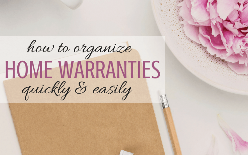 How To Organize All Your Warranties Quickly and Easily