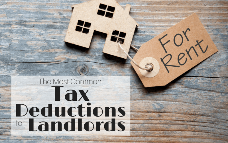 The Most Common Tax Deductions for Landlords